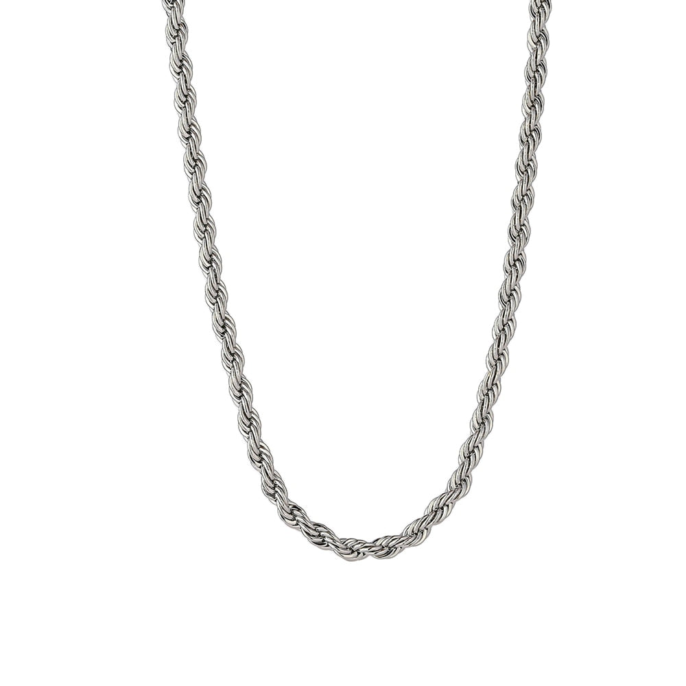 Stainless steel Classic Rope Chain from NAZ Parure Jewelry