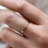 14K Gold-Filled Thin Braid Ring on hand. 