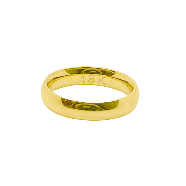 18K Gold Plated Eternity Band from NAZ Parure against a white background